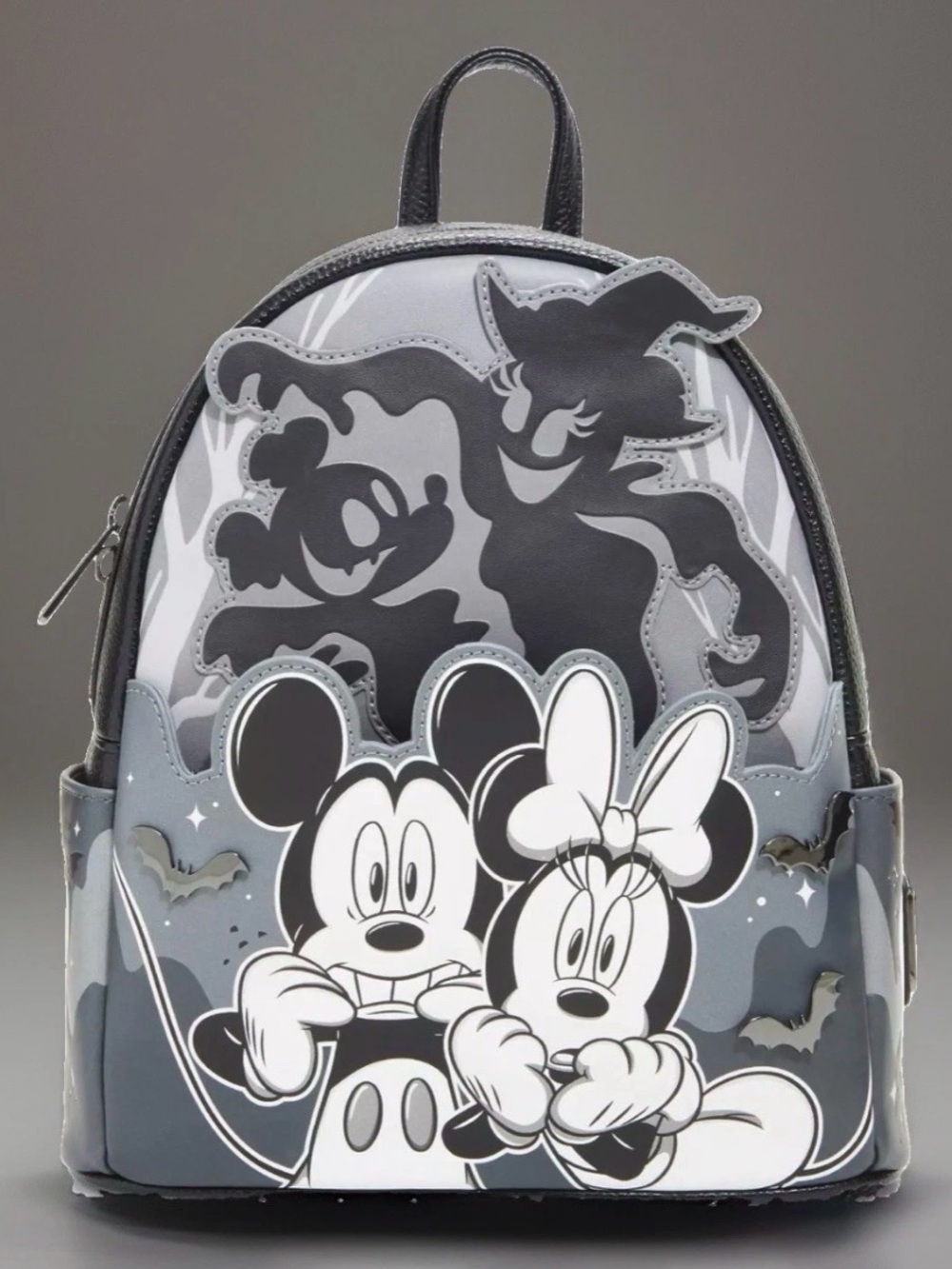 NEW w Tags Loungefly Disney Halloween Ghosts Glow-In-The-Dark Light-Up Backpack